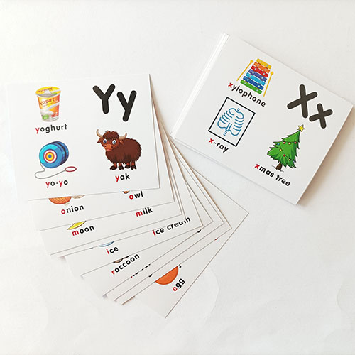 فلش کارت های الفبای انگلیسی
