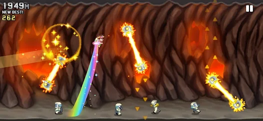 عکسی از بازی jetpack game