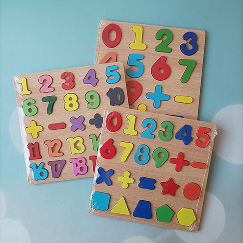 پازل چوبی اعداد انگلیسی