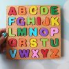 پازل الفبای انگلیسی چوبی
