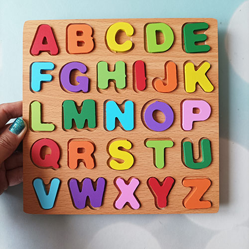 پازل الفبای انگلیسی چوبی