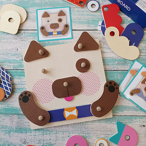 پازل چهره سازی وارداتی چوبی