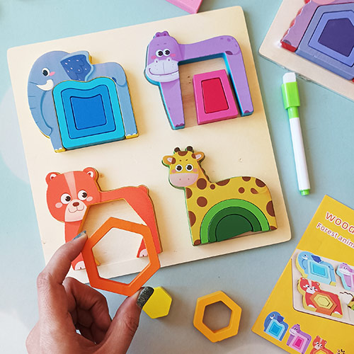 پازل مرتب سازی حیوانات وایت بردی