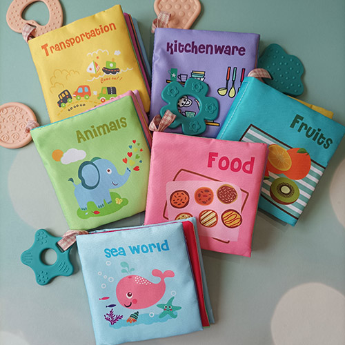 کتاب های پارچه ای همراه دندانگیر