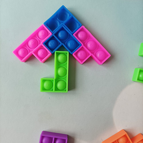 عکس چتر ساخته شده با پازل پاپیت دار