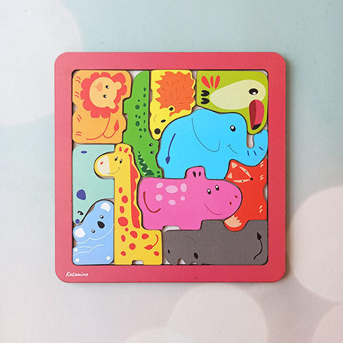 کاتامینو چوبی طرح حیوانات