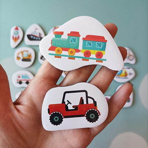 عکس از نمای نزدیک بازی مگنتی فومی یخچالی